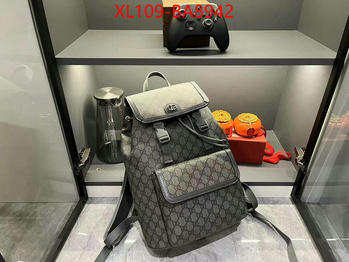 Gucci Bags(4A)-Backpack- top quality fake ID: BA8942 $: 109USD,