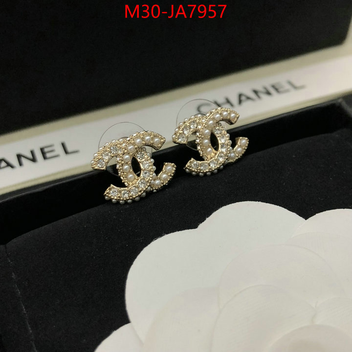 Jewelry-Chanel best quality fake ID: JA7957 $: 30USD