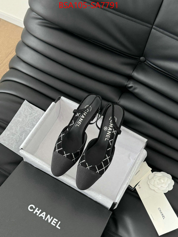 Women Shoes-Chanel aaaaa+ replica designer ID: SA7791 $: 105USD