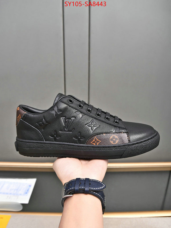 Men Shoes-LV top quality fake ID: SA8443 $: 105USD