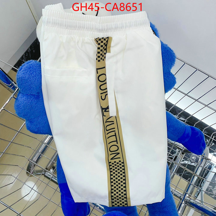 Beach Shorts-LV cheap high quality replica ID: CA8651 $: 45USD