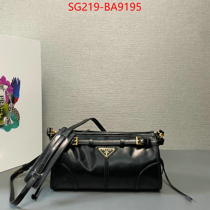 Prada Bags(TOP)-Crossbody- shop the best high quality ID: BA9195 $: 219USD,