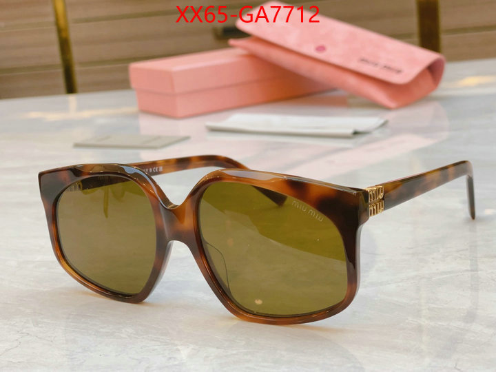 Glasses-Miu Miu fashion replica ID: GA7712 $: 65USD