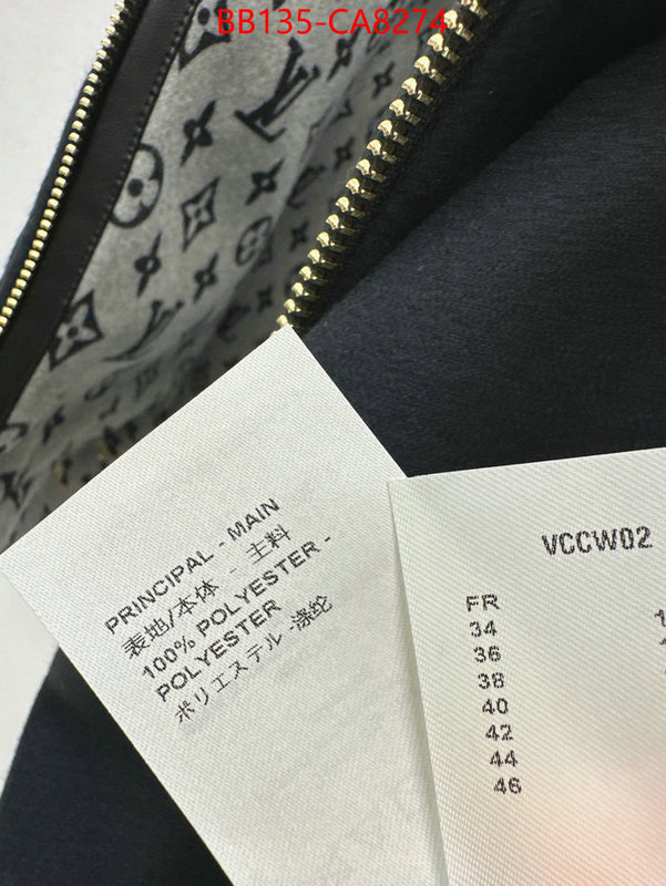 Clothing-LV fake designer ID: CA8274 $: 135USD