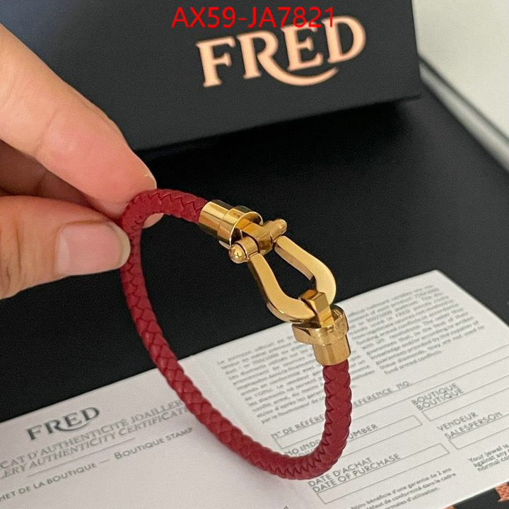 Jewelry-Fred replica shop ID: JA7821 $: 59USD