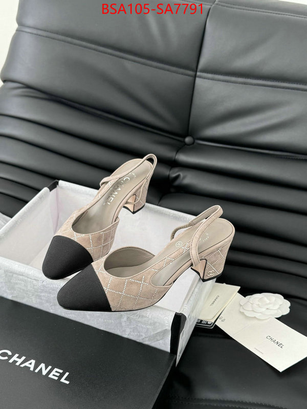 Women Shoes-Chanel aaaaa+ replica designer ID: SA7791 $: 105USD