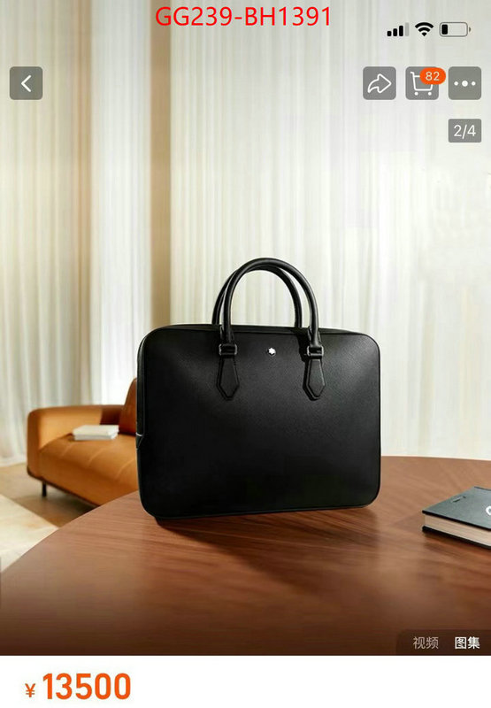 Montblanc Bags(TOP)-Handbag- luxury fake ID: BH1391 $: 239USD,