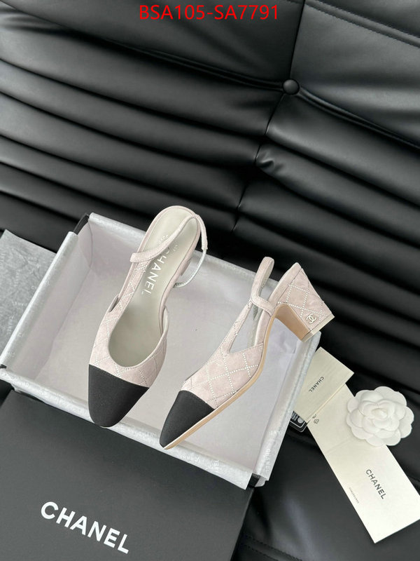 Women Shoes-Chanel aaaaa+ replica designer ID: SA7791 $: 105USD