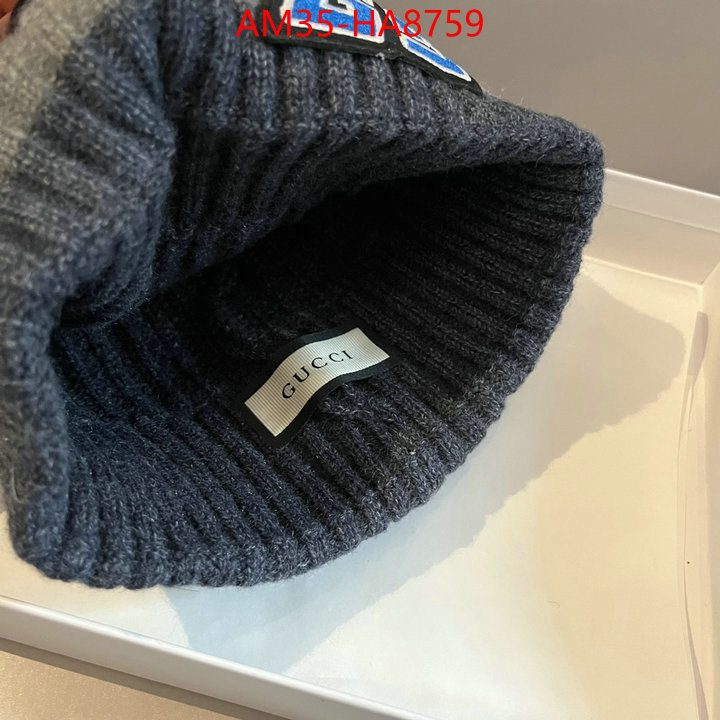 Cap(Hat)-Gucci what is top quality replica ID: HA8759 $: 35USD