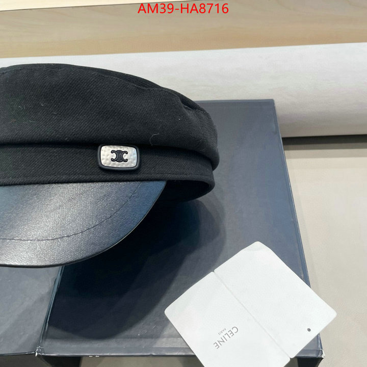 Cap(Hat)-Celine replica 1:1 high quality ID: HA8716 $: 39USD