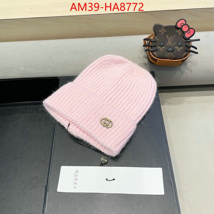 Cap(Hat)-Gucci wholesale designer shop ID: HA8772 $: 39USD