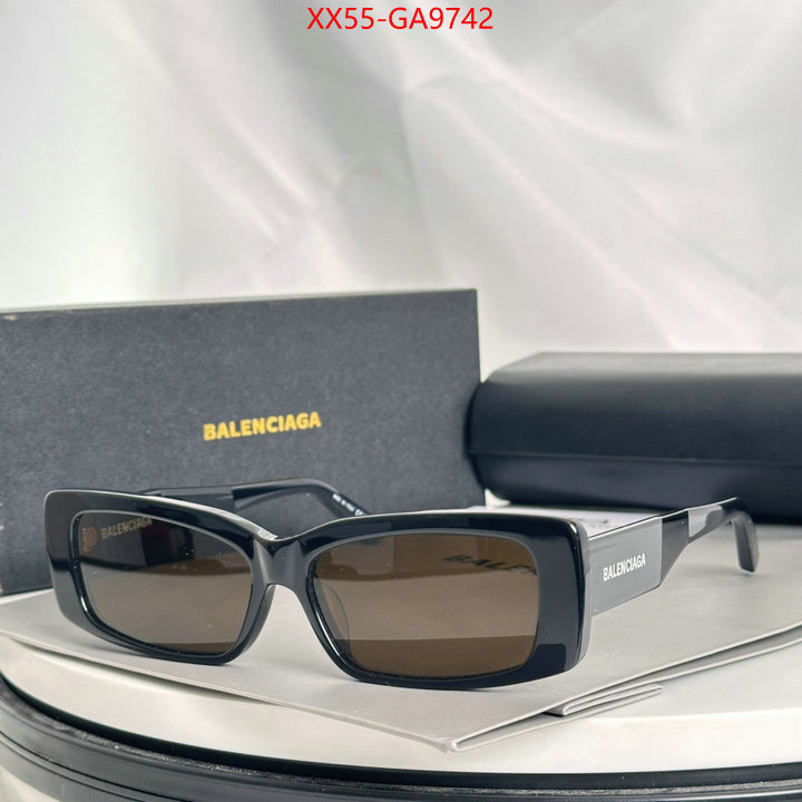 Glasses-Balenciaga luxury fake ID: GA9742 $: 55USD