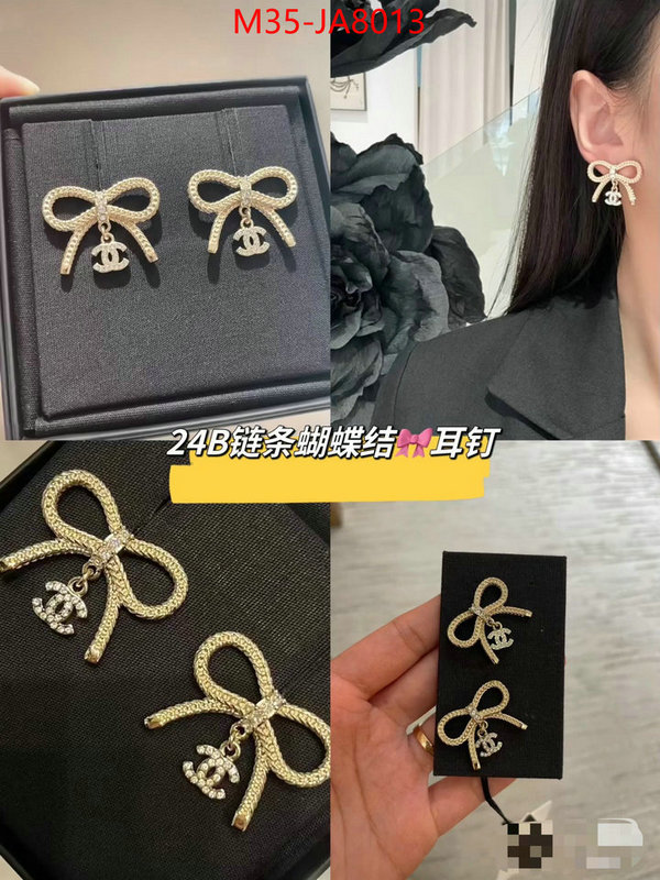 Jewelry-Chanel top quality fake ID: JA8013 $: 35USD