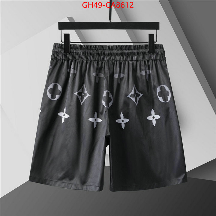 Beach Shorts-LV luxury fake ID: CA8612 $: 49USD