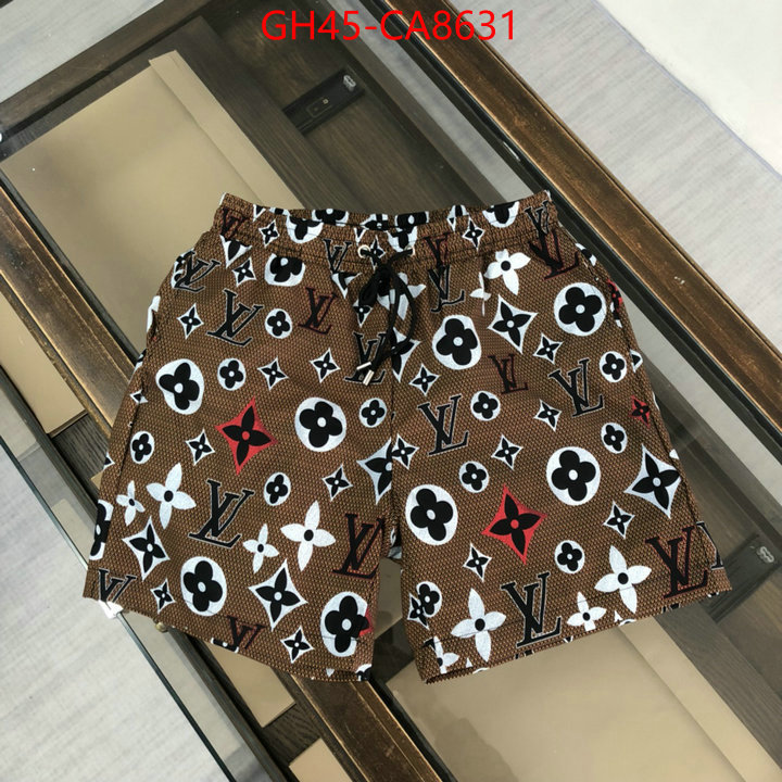 Beach Shorts-LV 2024 luxury replicas ID: CA8631 $: 45USD