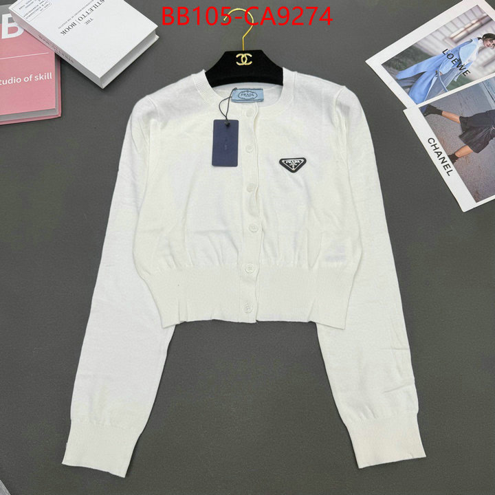 Clothing-Prada what is aaaaa quality ID: CA9274 $: 105USD