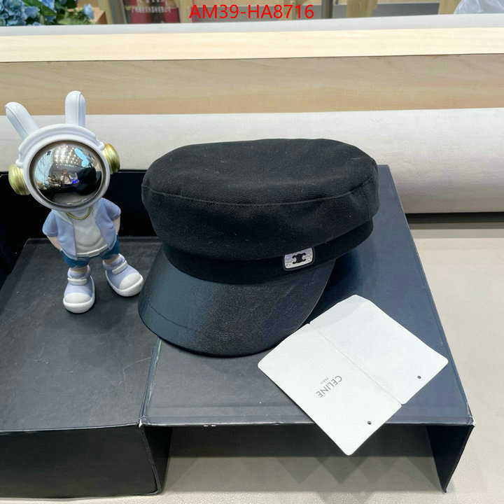 Cap(Hat)-Celine replica 1:1 high quality ID: HA8716 $: 39USD