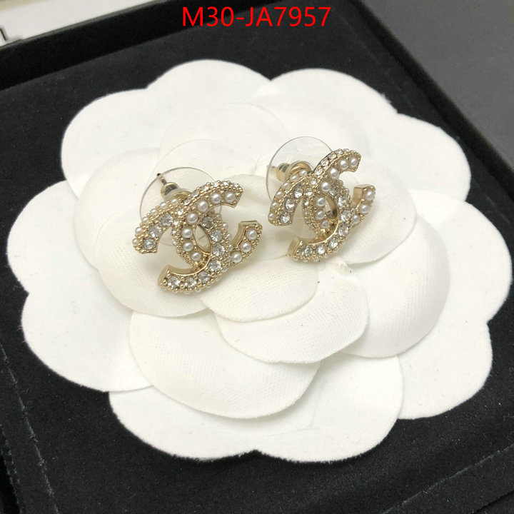 Jewelry-Chanel best quality fake ID: JA7957 $: 30USD