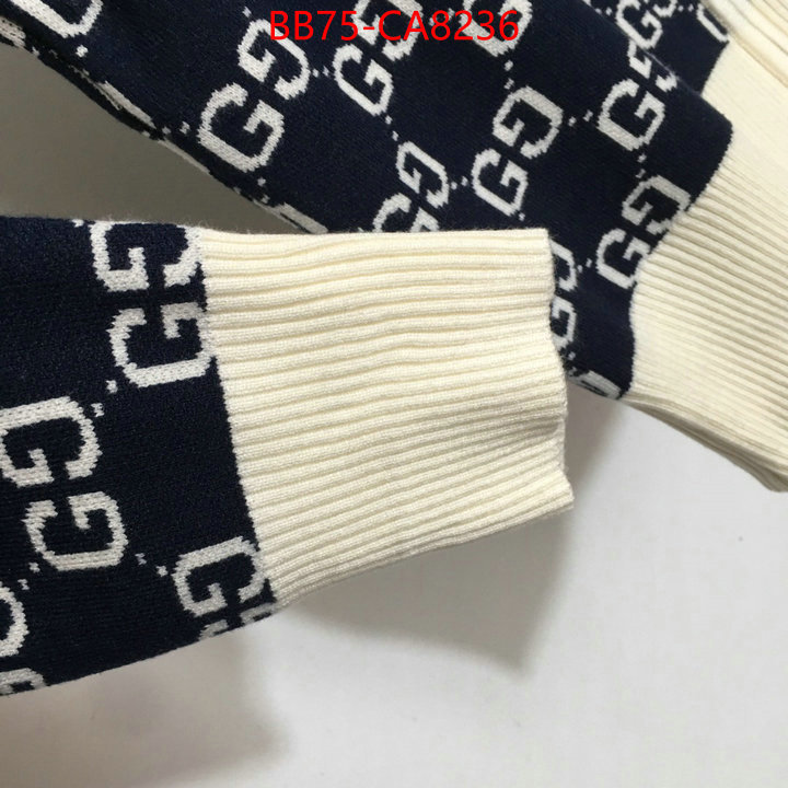 Clothing-Gucci best quality fake ID: CA8236 $: 75USD