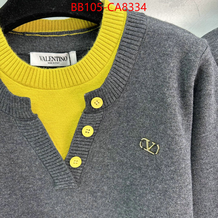 Clothing-Valentino high-end designer ID: CA8334 $: 105USD