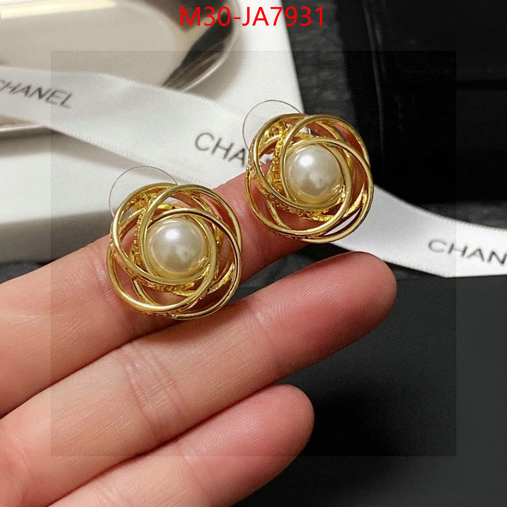 Jewelry-Chanel luxury fashion replica designers ID: JA7931 $: 30USD