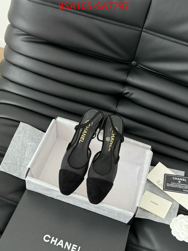 Women Shoes-Chanel wholesale designer shop ID: SA7797 $: 105USD