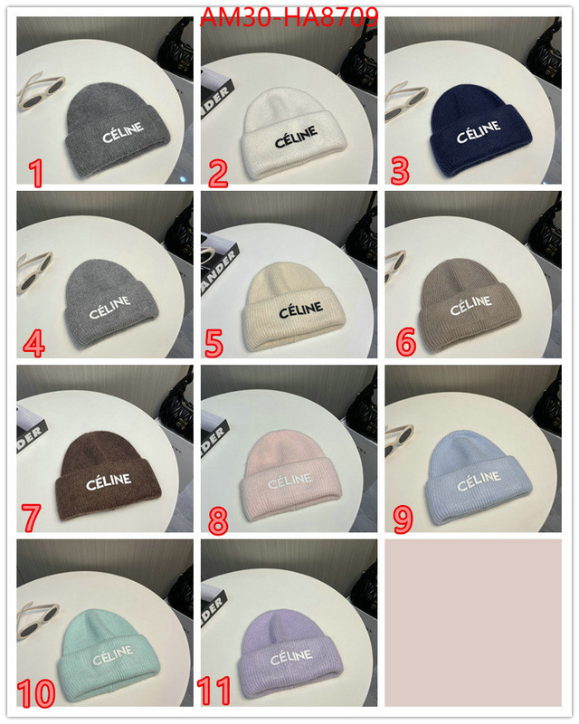 Cap(Hat)-Celine replica 1:1 high quality ID: HA8709 $: 30USD