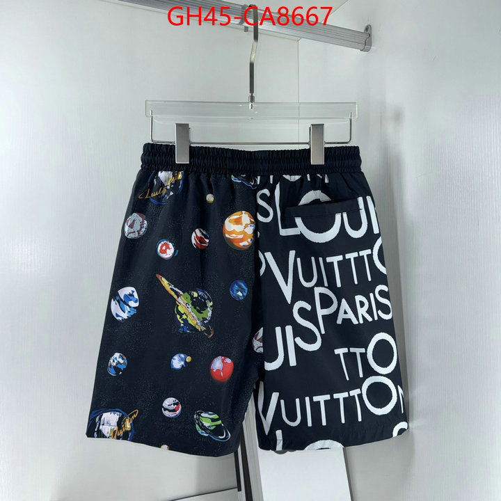 Beach Shorts-LV high quality happy copy ID: CA8667 $: 45USD