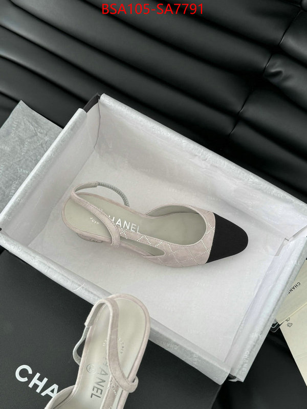 Women Shoes-Chanel aaaaa+ replica designer ID: SA7791 $: 105USD