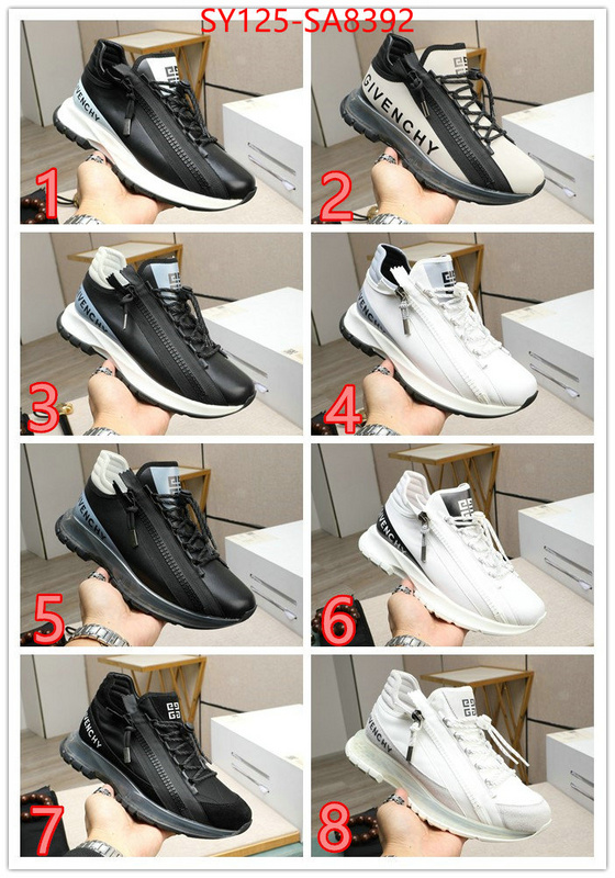 Men shoes-Givenchy mirror copy luxury ID: SA8392 $: 125USD