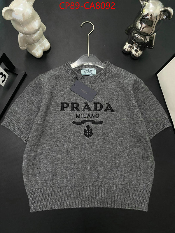 Clothing-Prada cheap online best designer ID: CA8092 $: 89USD