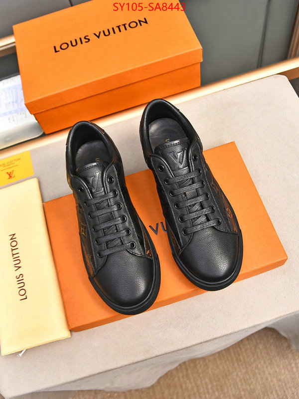 Men Shoes-LV top quality fake ID: SA8443 $: 105USD