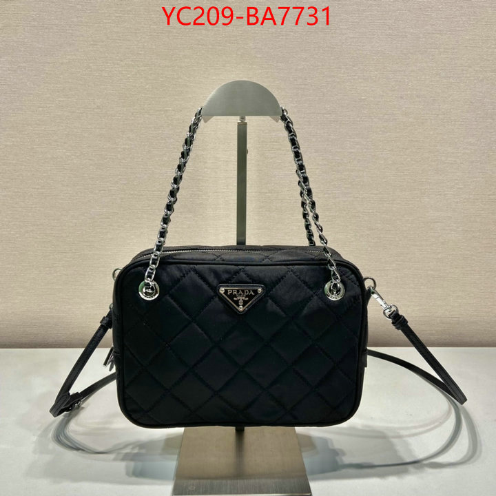 Prada Bags(TOP)-Handbag- perfect quality ID: BA7731 $: 209USD,