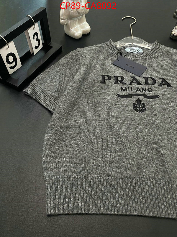 Clothing-Prada cheap online best designer ID: CA8092 $: 89USD