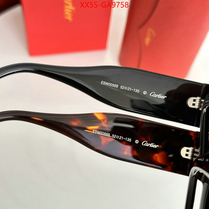 Glasses-Cartier most desired ID: GA9758 $: 55USD