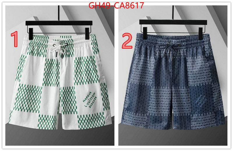 Beach Shorts-LV best capucines replica ID: CA8617 $: 49USD