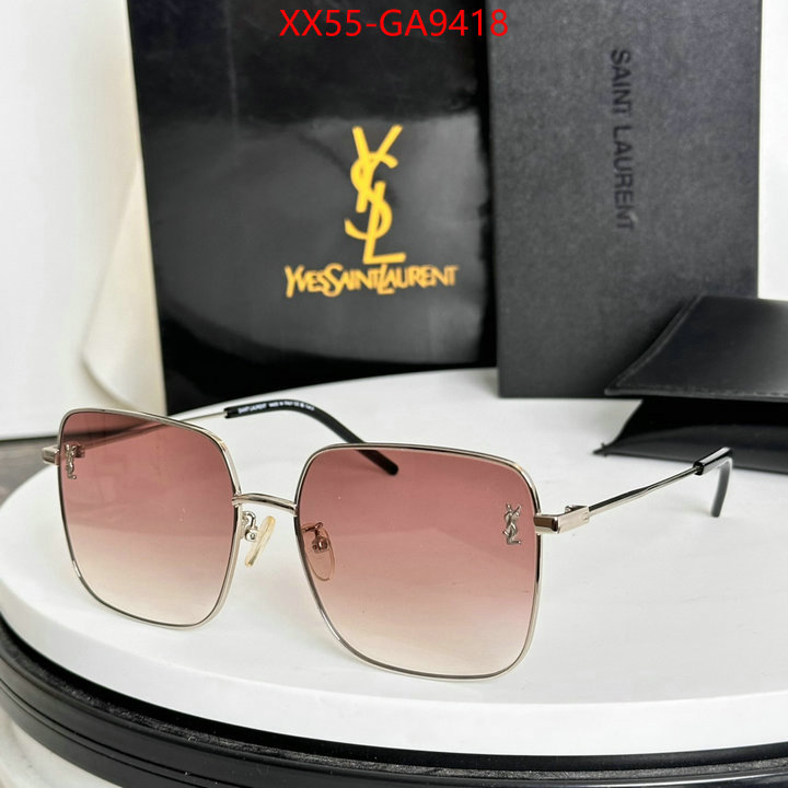 Glasses-YSL shop the best high quality ID: GA9418 $: 55USD