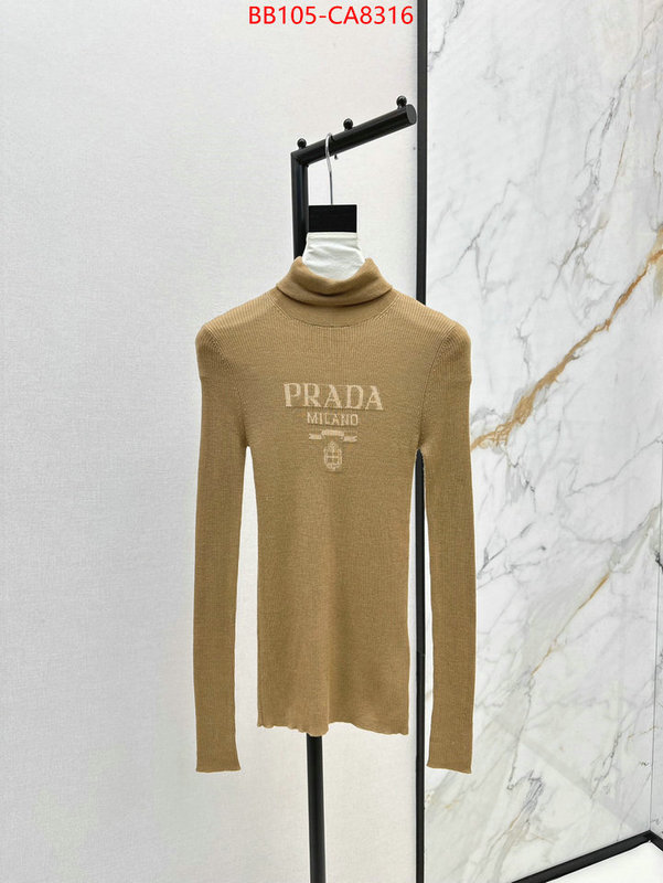 Clothing-Prada aaaaa+ replica designer ID: CA8316 $: 105USD