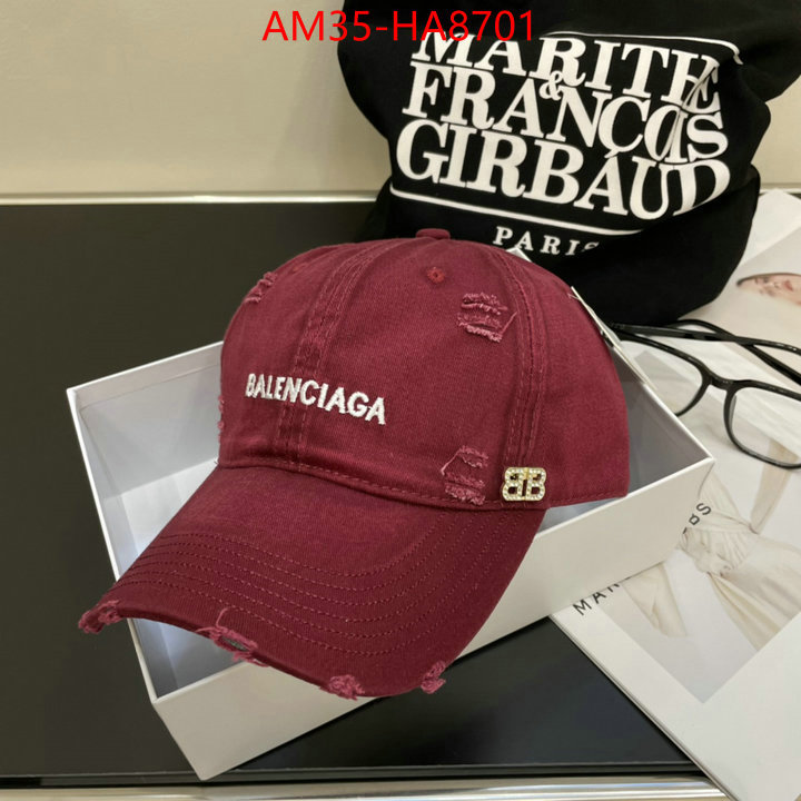 Cap(Hat)-Balenciaga high quality customize ID: HA8701 $: 35USD