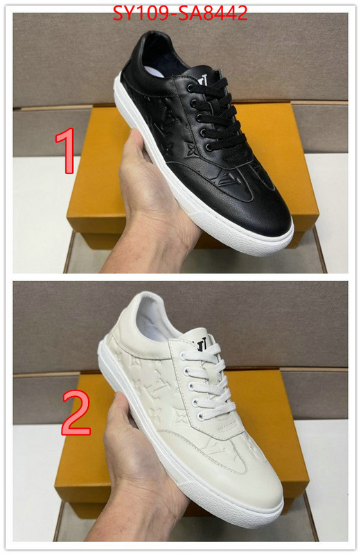 Men Shoes-LV fake cheap best online ID: SA8442 $: 109USD