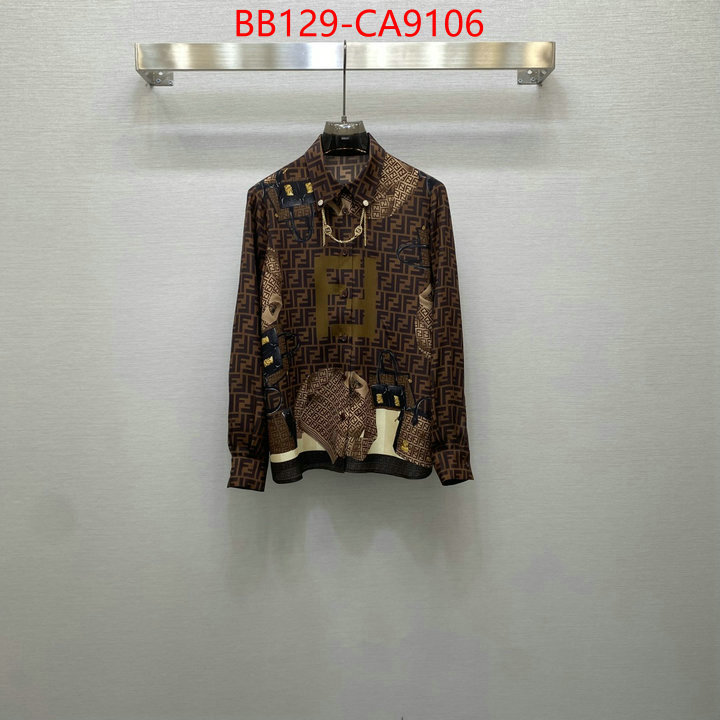 Clothing-Fendi found replica ID: CA9106 $: 129USD