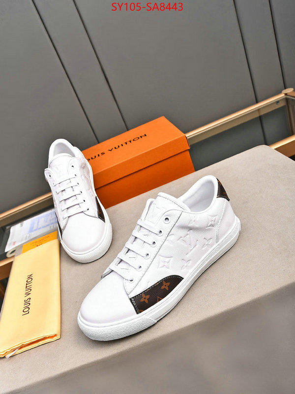 Men Shoes-LV top quality fake ID: SA8443 $: 105USD