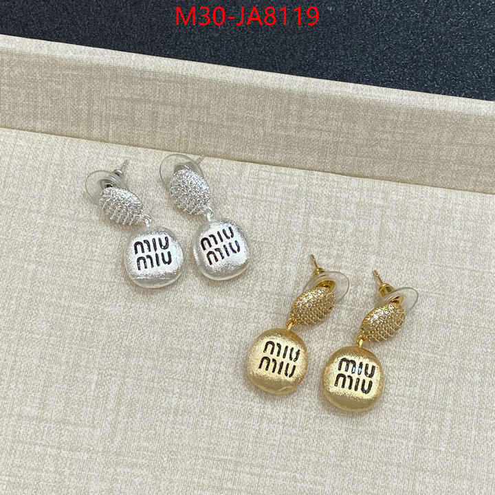 Jewelry-Miu Miu cheap wholesale ID: JA8119 $: 30USD