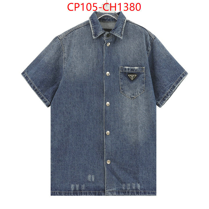 Clothing-Prada knockoff highest quality ID: CH1380 $:105USD