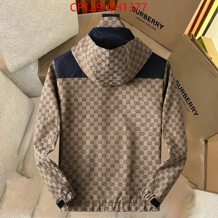 Clothing-Gucci high-end designer ID: CH1377 $:129USD