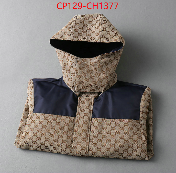 Clothing-Gucci high-end designer ID: CH1377 $:129USD