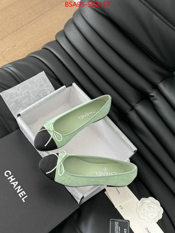 Women Shoes-Chanel buy 2024 replica ID: SS2457 $: 95USD