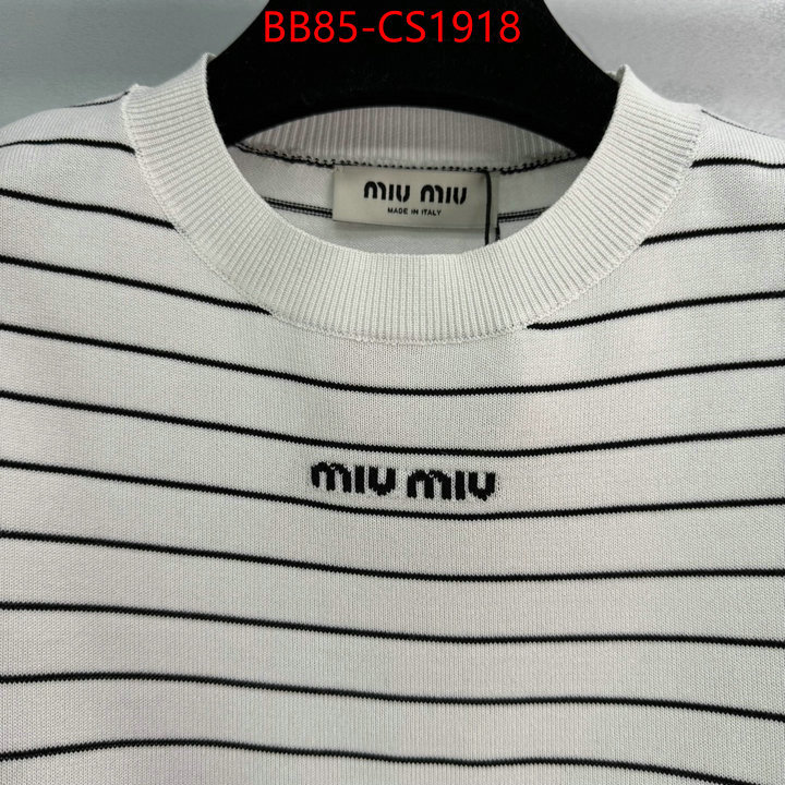 Clothing-MIU MIU sell online ID: CS1918 $: 85USD