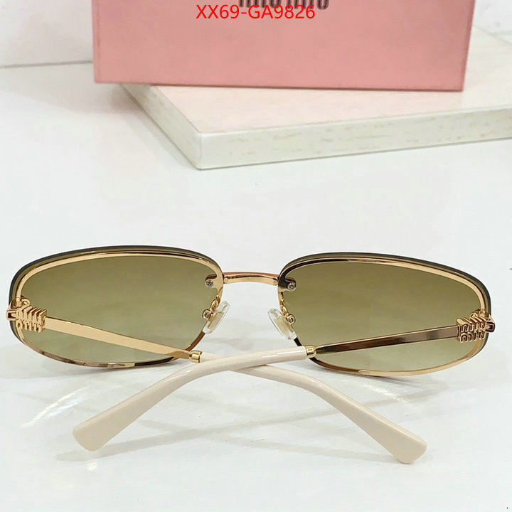 Glasses-Miu Miu designer ID: GA9826 $: 69USD