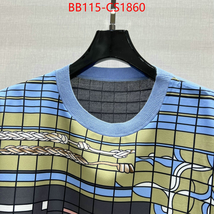 Clothing-Hermes top fake designer ID: CS1860 $: 115USD